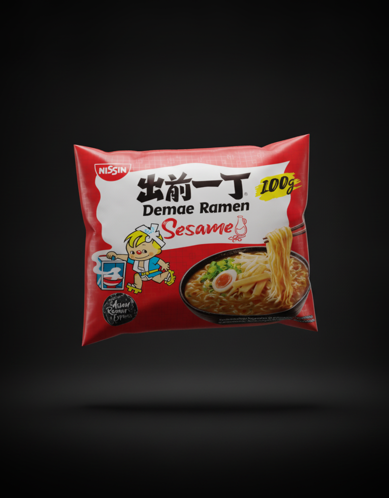 Nissin - Demae Sesame Ramen Noodles 100G/500ml X30 BUNDLE