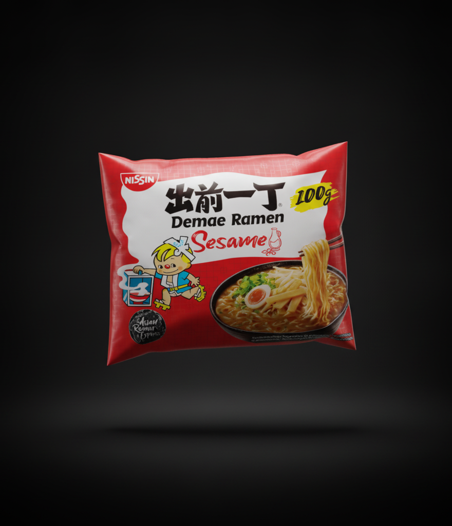 Nissin - Demae Sesame Ramen Noodles 100G/500ml X30 BUNDLE