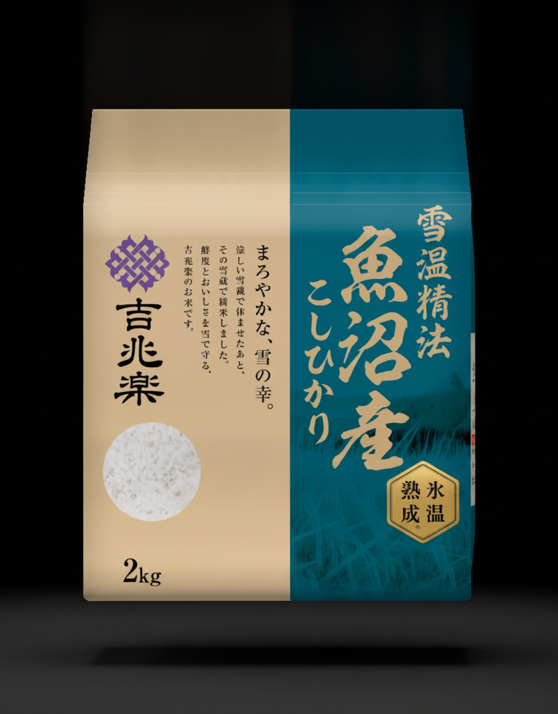 Kichoraku - Uonuma Koshihikari Rice Cold Matured 2kg