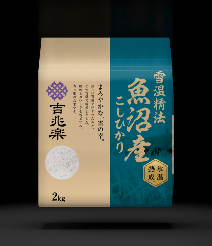 Kichoraku - Uonuma Koshihikari Rice Cold Matured 2kg