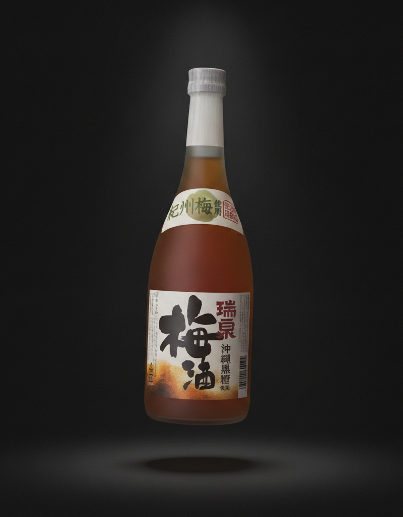 Zuisen - Umeshu okinawa kokuto with black sugar 12% 720ml