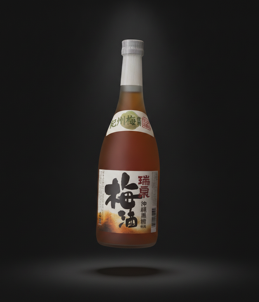 Zuisen - Umeshu okinawa kokuto with black sugar 12% 720ml