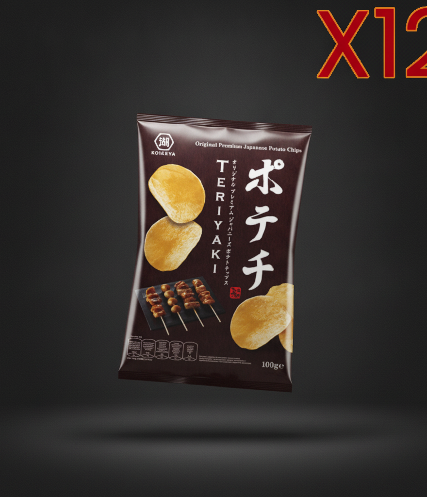 Koikeya - Teriyaki Chips 100g x12 BUNDLE