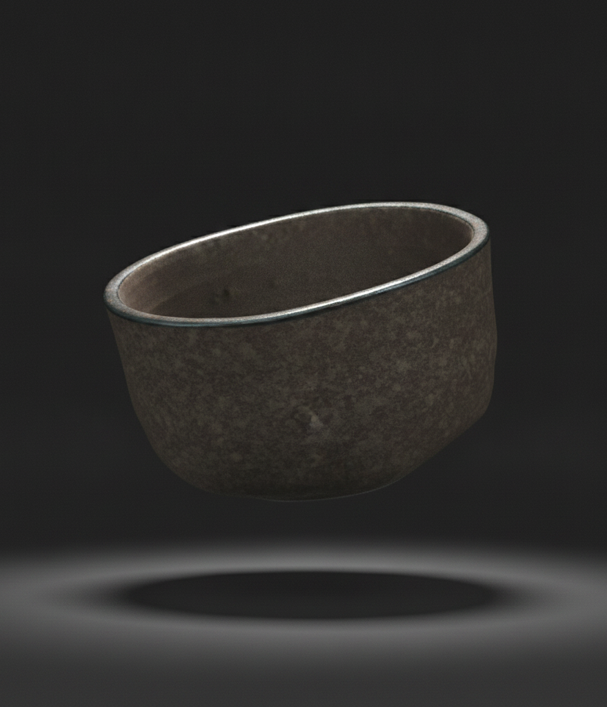 Brown Matcha Bowl 12 x 7.7 cm
