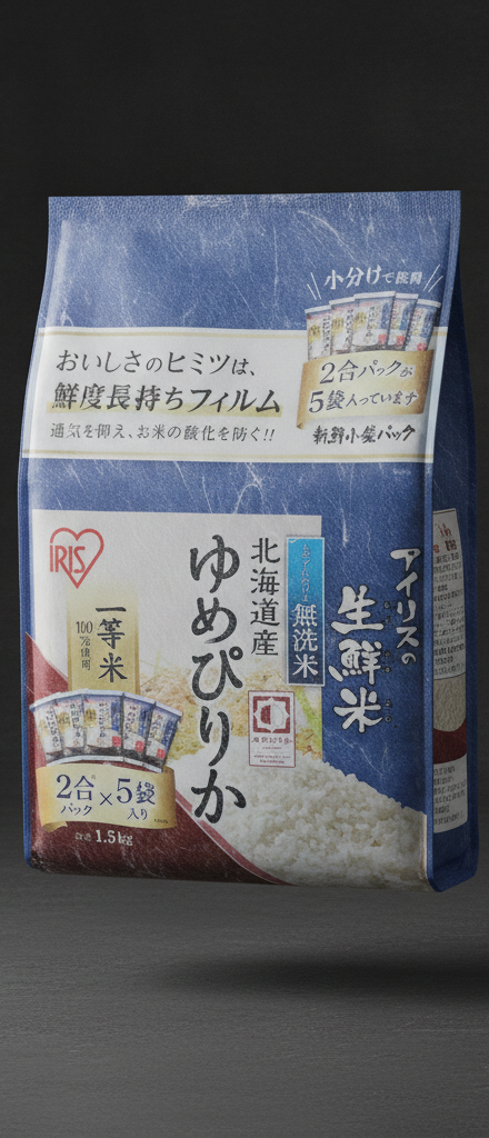 Iris Ohyama - Yumepirika Rice from Hokkaido 5pcsx300g