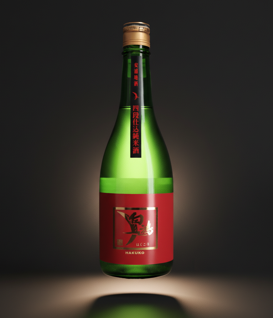 Sake Hakuko Junmai Yodanjikomi red label