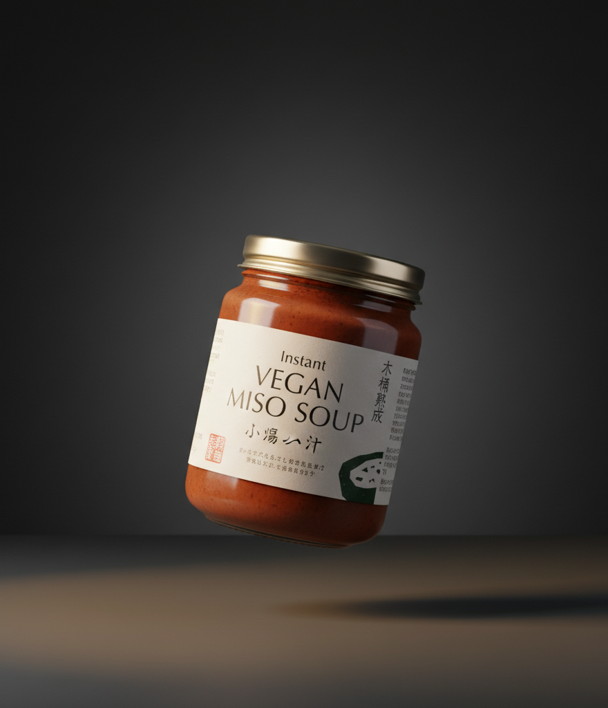 Vegan Instant Red Miso Soup - Serves 4
