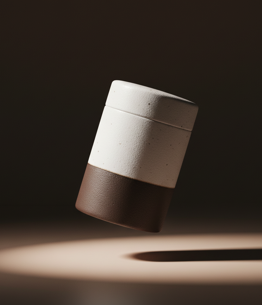 Minoyaki "kunie" fine earthenware teacup