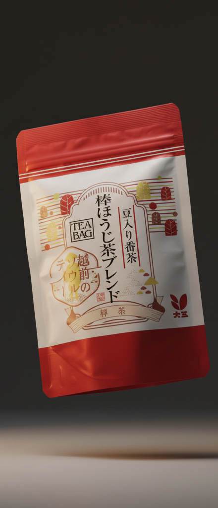 Bancha & Hojicha Green Tea with Roasted Soybeans (3g x 16 bags)