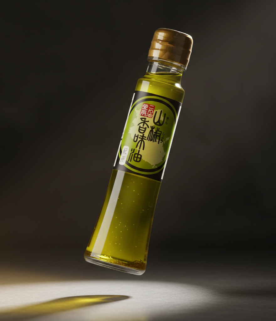 Rice bran oil with Sansho