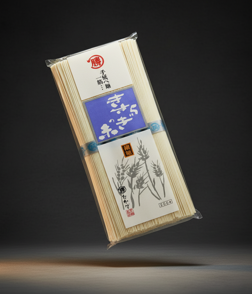 Very thin Kisaragi somen noodles