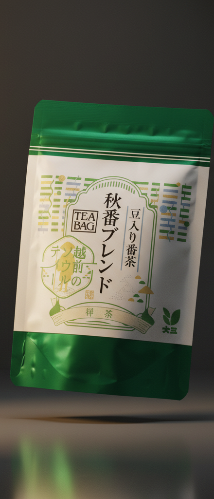 Bancha green tea with roasted soybeans (3g x 16 bags)