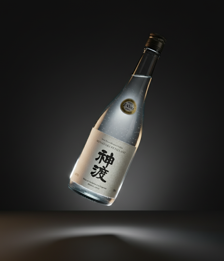 Miwatari Junmai Ginjo Sparkling Sake 17%, 720 ml