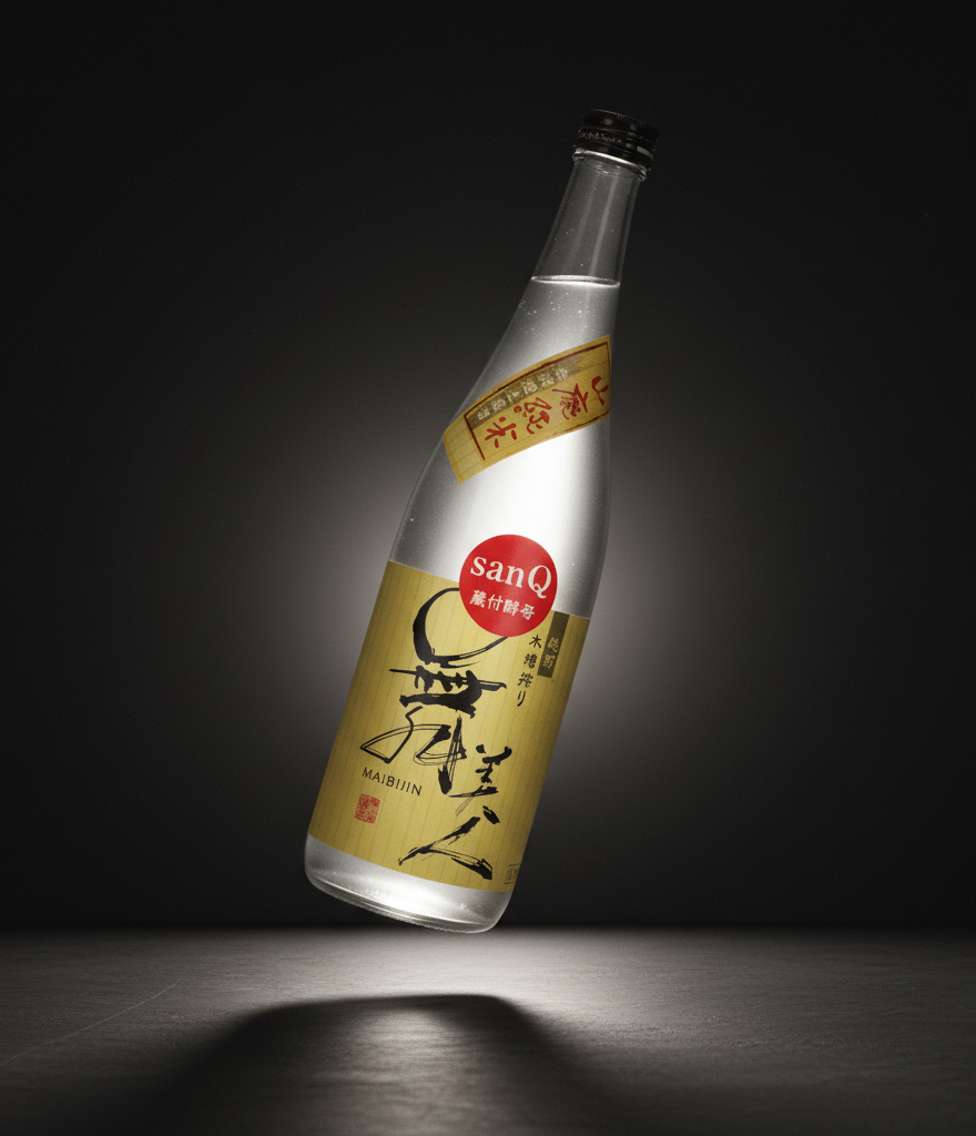 Maibijin Yamahai Junmai Muroka Namagenshu Sake "sanQ" 720 ml (16.2% vol.)