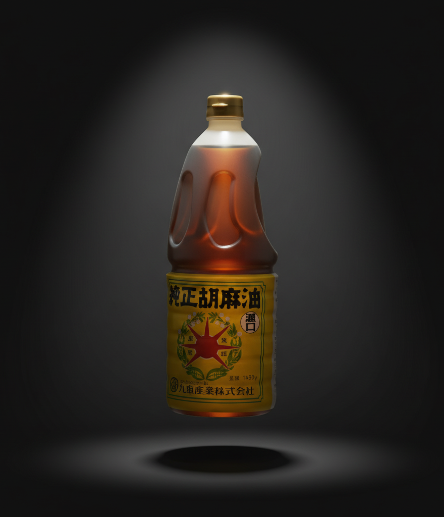 Roasted Koikuchi sesame oil, strong flavor