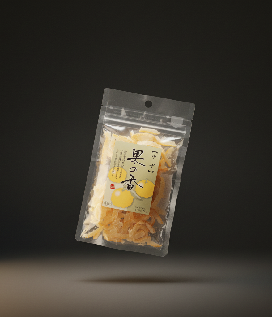 Sweet yuzu peels