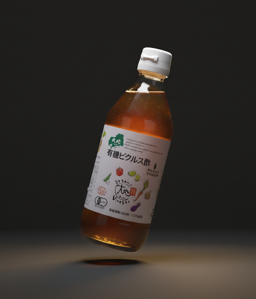 Organic vinegar for Tsukemono (pickles) 360 ml